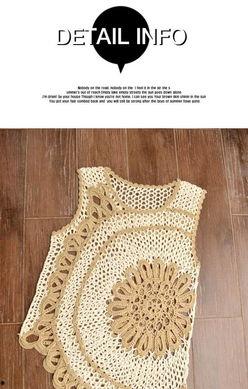 成人镂空花背心编织视频,跟随视频学习制作时尚镂空花背心